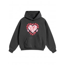 Men's Winter Warm Hooded Sweatshirt with 