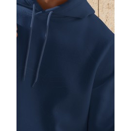 American Street Style Trendy Printed Hoodie | Outdoor Casual Street Vibe, Fashionable Sweatshirt for Autumn & Winter, Fun Print Patterns, Warm Casual Hoodie, Super Cool, Geometric-pattern, Hooded, Pullover, Regular Fit, Perfect for Men