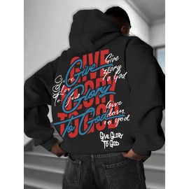 [Cozy Graphic Hoodie] Cozy Polyester Men's 