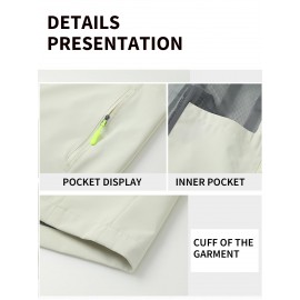 Men'S Heavy-Duty Hooded Jacket - Full-Zip Outdoor Coat with Full-Zip Front Closure, Stand Collar & Zippered Pockets - Windproof & High Quality Winter Jacket for Hiking, Running, Camping, Casual Attire - Thermal Insulated Winter Coat for Men - Ideal