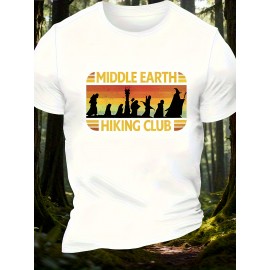 Men'S Youth Casual Print Crew Neck T-Shirt | Slight Stretch Fabric, Regular Fit, Ideal for Summer