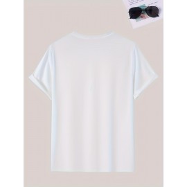 Men's Summer Fashion Graphic Tee - 