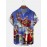 Men's Vintage Christmas Santa Claus Print Short Sleeve Shirt • Festive Santa & Reindeer Design with Pockets • Button-Up Collar Lightweight Polyester • Perfect for Holiday Casual Wear Christmas Shirts • Dress Shirts for Men Work Attire Seasonal Style • Contrast Placket Comfort Fit Work Long-Sleeve-Hackel-Shirt • Standard Style in Better Quality Patterns Whole Disc Ties and Studs with Style* • Incorporating Remarkable Conclusion Parenthesis