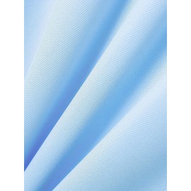 Men'S Casual Shirt - Breathable, Stretchy Polyester with Contrasting Neckline And Cuffs, Short Sleeve Golf Top for Work, Dating And Casual Wear