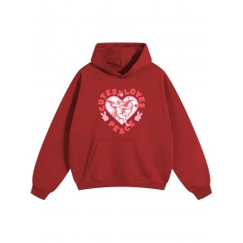 Men's Winter Warm Hooded Sweatshirt with 