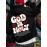 [Graffiti Print Hoodie] Warm Casual Graffiti Print Hoodie - Men's 'GOD IS HOLY' Pullover with Drawstring & Kangaroo Pocket for Fall/Winter