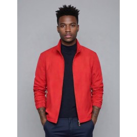 Men'S Heavy-Duty Hooded Jacket - Full-Zip Outdoor Coat with Full-Zip Front Closure, Stand Collar & Zippered Pockets - Windproof & High Quality Winter Jacket for Hiking, Running, Camping, Casual Attire - Thermal Insulated Winter Coat for Men - Ideal