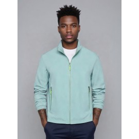 Men'S Heavy-Duty Hooded Jacket - Full-Zip Outdoor Coat with Full-Zip Front Closure, Stand Collar & Zippered Pockets - Windproof & High Quality Winter Jacket for Hiking, Running, Camping, Casual Attire - Thermal Insulated Winter Coat for Men - Ideal